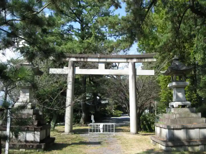治水神社の鳥居