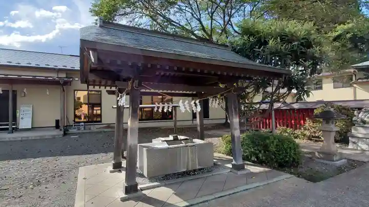 中田神社の手水舎
