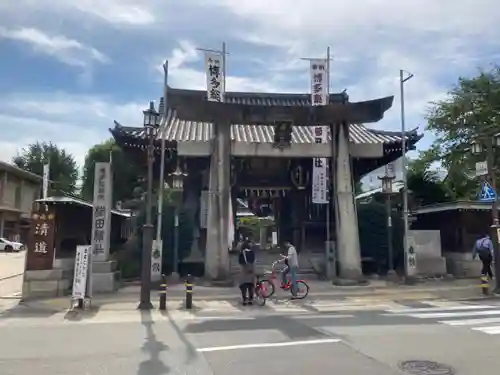 櫛田神社の鳥居