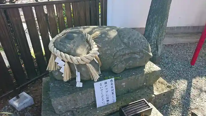 仙台八坂神社の狛犬