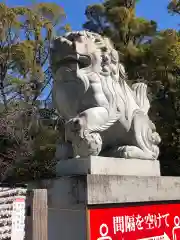 富知六所浅間神社の狛犬