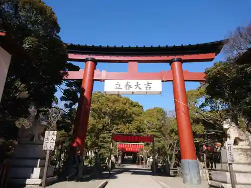 平塚八幡宮の鳥居