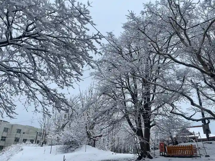 釧路一之宮 厳島神社の庭園