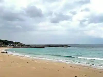 三井楽教会の周辺