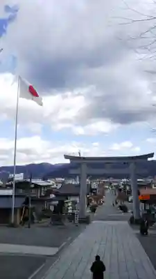 諏訪大社の鳥居