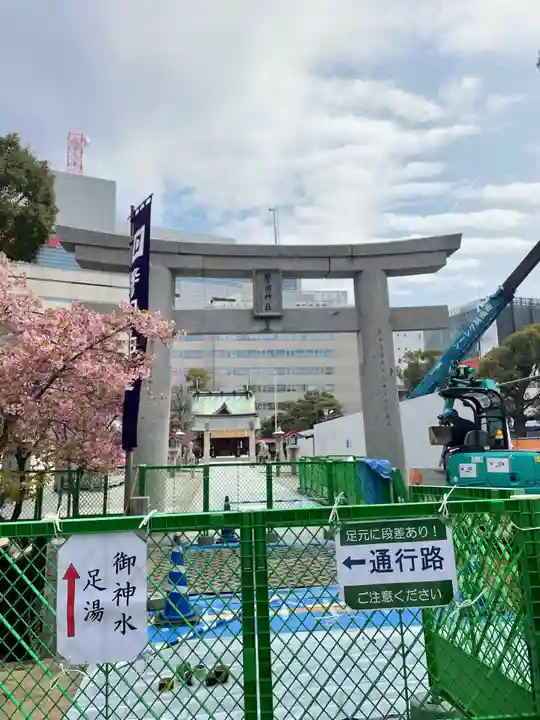 警固神社の鳥居