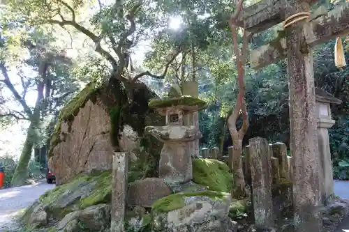 磐船神社の庭園