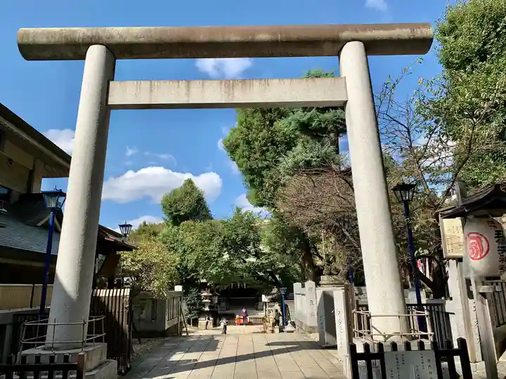 五條天神社の鳥居