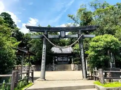 三納代八幡神社の鳥居