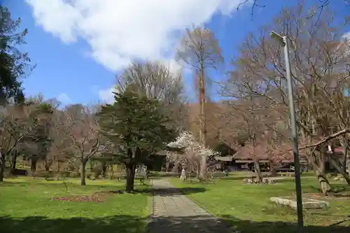 有珠善光寺の庭園