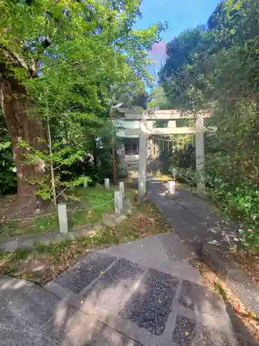 忍　諏訪神社・東照宮　の鳥居