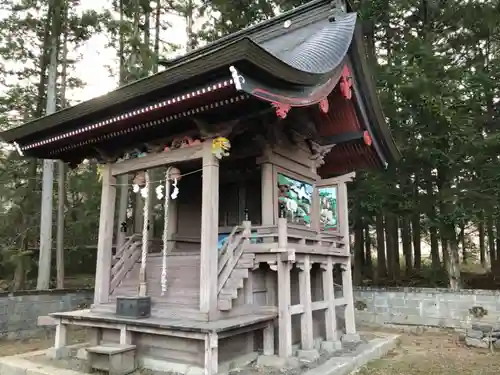 神明神社の本殿