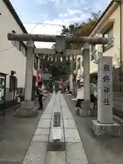 川越熊野神社の鳥居