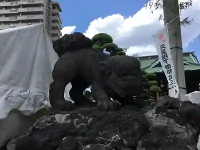 胡録神社の狛犬