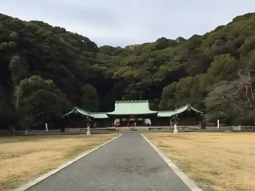 靜岡縣護國神社の本殿・本堂