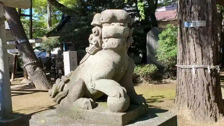 栗原氷川神社の狛犬
