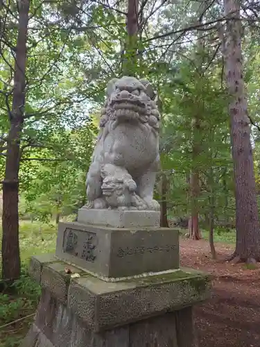 音更神社の狛犬