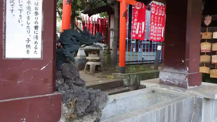 品川貴船神社の手水舎