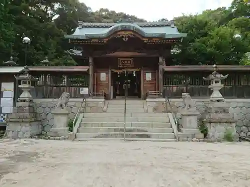 山口八幡社の本殿・本堂