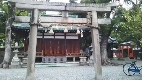 赤留比売命神社（杭全神社飛地境内社）の鳥居