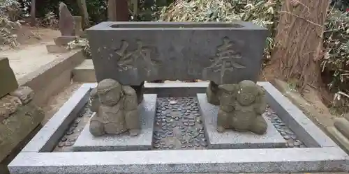 久地神社の手水舎