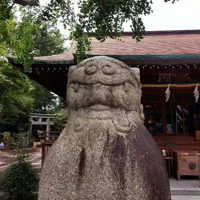 鎧神社の狛犬