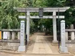 大泉諏訪神社の鳥居