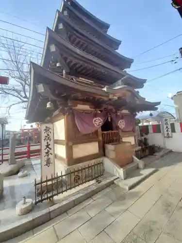 神元御嶽神社の塔