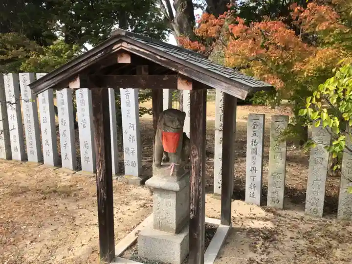 綱敷天満神社の狛犬