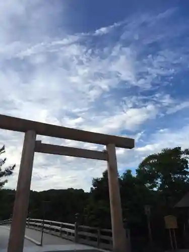 伊勢神宮内宮（皇大神宮）の鳥居