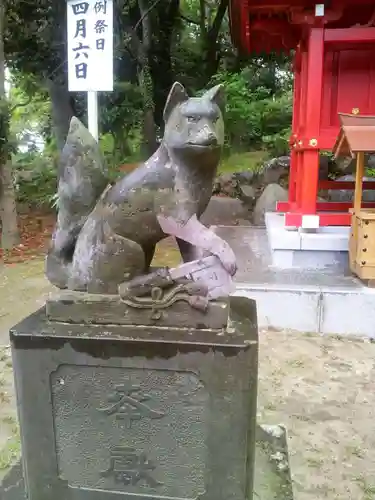 葛原岡神社の狛犬