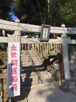 咤枳尼天堂 （出世稲荷）の鳥居