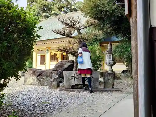 八柱神社の手水