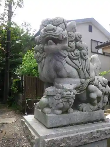 五所神社の狛犬