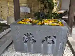 蛇窪神社の手水