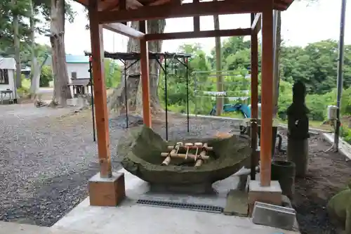 阿久津「田村神社」（郡山市阿久津町）旧社名：伊豆箱根三嶋三社の手水