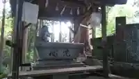白鬚田原神社の手水舎
