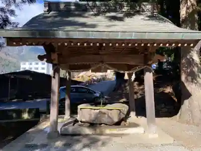 河口浅間神社の手水舎