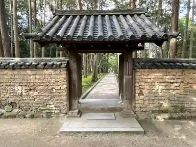 唐招提寺の山門・神門