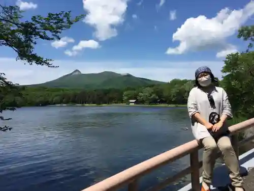 大沼駒ケ岳神社の景色