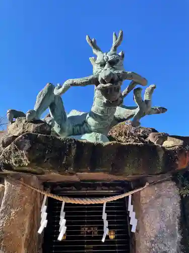 江島神社の狛犬