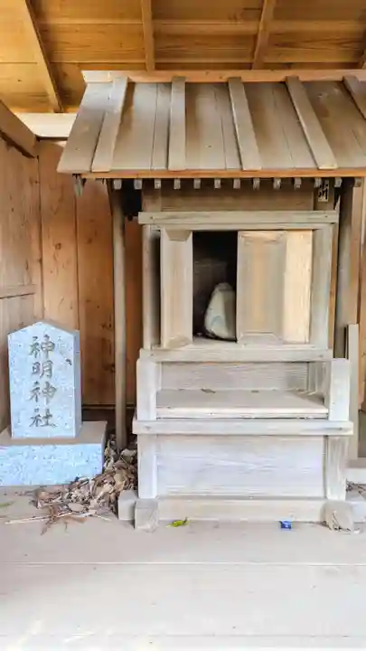 神明神社の本殿・本堂
