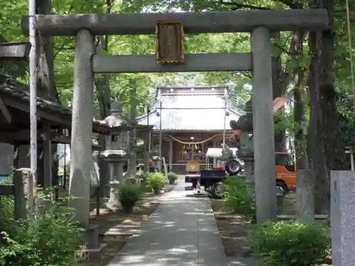 丸子山王日枝神社の鳥居