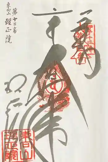 理正院の御朱印 2020年06月