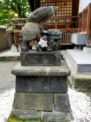 北海道神宮頓宮の狛犬