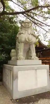 寒川神社の狛犬