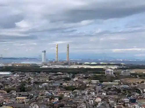 人見神社の景色