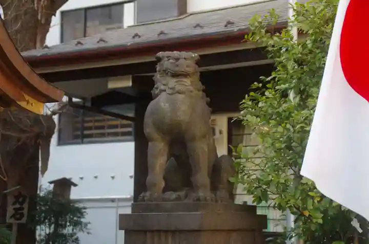 鐵砲洲稲荷神社の狛犬
