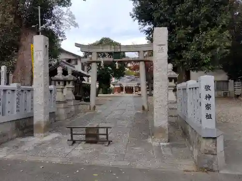 八幡大神宮の鳥居