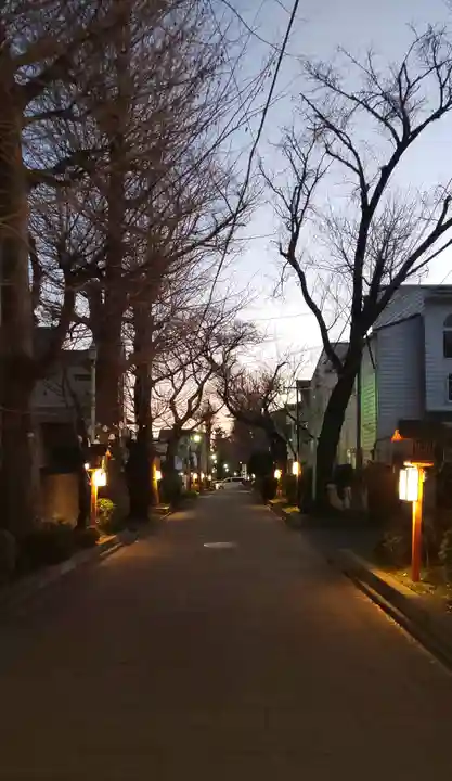 石神井氷川神社の周辺